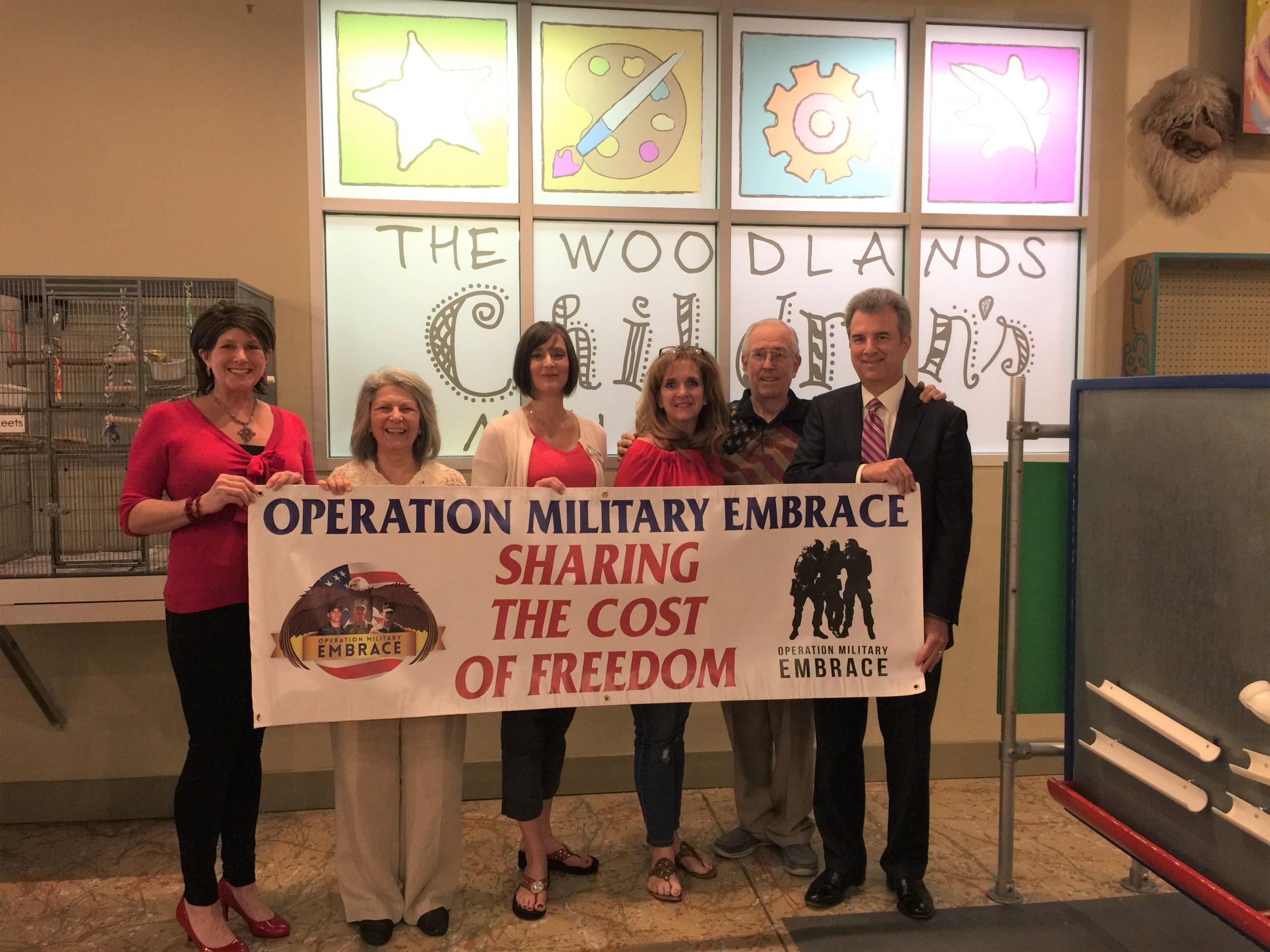 MILITARY COLLECTION DRIVE AT THE WOODLANDS CHILDREN’S MUSEUM 032517